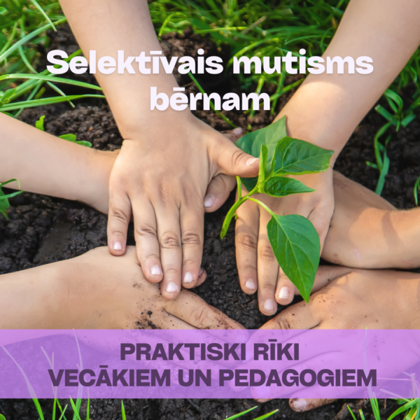 Praktiska 3 stundu tiešsaistes nodarbība par selektīvo mutismu pirmsskolas vecumā. Uzzini, kā atšķirt kautrīgumu no selektīvā mutisma un kā atbalstīt bērnu mājās un bērnudārzā.